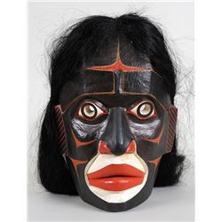 Randy Stiglitz Bella Coola Portrait Mask 14" H. 10" W.  Good Condition