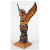 Image 2 : Ellen Neel Totem Carved with D'sonoqua and Thunderbird Signed Ellen Neel Kakasolas '52  15 1/2" H. 9