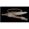 Image 3 : 19TH C. Tlingit Halibut Hook Depicting The "Earthquake Legend" Worm 10 1/2" L.  Good Condition