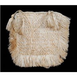 Maori Flax Bag ca. 1950's 9"x 10"  Good Condition