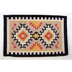 Rug Made with a Southwest Style Design 38"x 61"  Good Condition