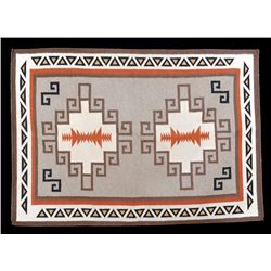 Rug Made with a Southwest Style Design 50"x 72"  Good Condition
