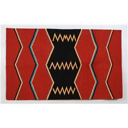 Rug Made with a Southwest Style Design 36"x 60"  Good Condition