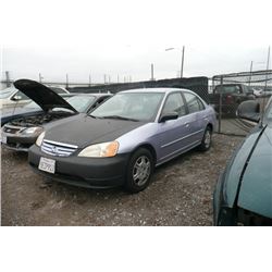 02 Honda Civic 4dr Sedan - ST - START