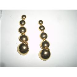 Gold Colored Vintage Earrings