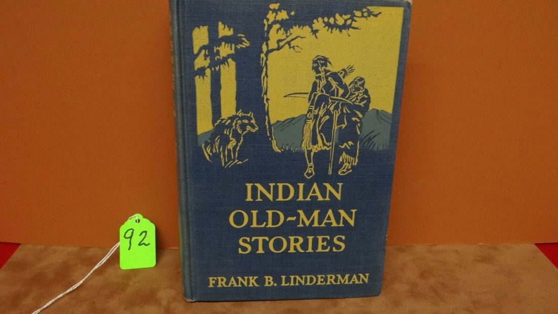 Frank Linderman, Indian Old Man Stories, 1st, 1920, color plates
