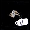 Image 3 : CHOICE 2.02 MARQUISE DIAMOND 14K YELLOW GOLD RING