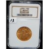 Image 2 : 1894 $10 LIBERTY GOLD COIN - NGC MS62