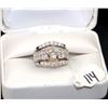 Image 1 : LADIES 14K WHITE GOLD DIAMOND WEDDING SET