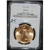 Image 2 : 1924 $20 ST. GAUDENS GOLD COIN - NGC MS63