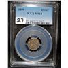 Image 2 : SCARCE 1859 SEATED LIBERTY HALF DIME - PCGS MS64