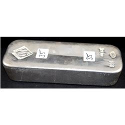 JOHNSON MATTHEY 100 TROY OUNCE 999 FINE SILVER BAR