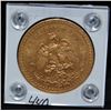 Image 1 : RARE 1921 (1ST YR) $50 GOLD PESO