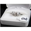Image 3 : LADIES 14K WHITE GOLD DIAMOND FASHION RING