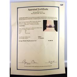 MEN'S PLATINUM BAND WITH DIAMOND SOLITAIRE