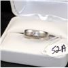 Image 2 : MEN'S PLATINUM BAND WITH DIAMOND SOLITAIRE