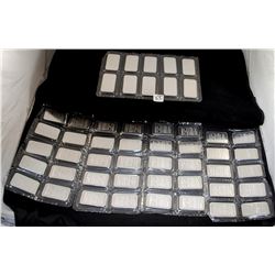 50 JOHHSON MATTHEY 1 TROY OZ FINE SILVER BARS