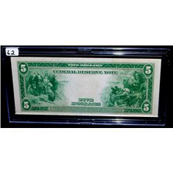 $5 FEDERAL RESERVE NOTE - LARGE SIZE - SERIES 1914