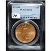Image 2 : 1910-D $20 ST. GAUDENS GOLD  COIN - PCGS MS62