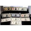 Image 2 : 6 SILVER CERTIFICATES, 3 U.S.NOTE & ONE GOLD NOTE