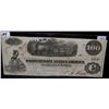 Image 2 : $100 CONFEDERATE STATES OF AMERICA NOTE - 1862