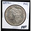 Image 2 : KEY 1879-CC MORGAN DOLLAR FROM SAFE DEPOSIT