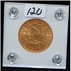 Image 1 : 1907 $10 LIBERTY GOLD COIN FROM SAFE DEPOSIT