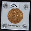 Image 2 : 1907 $10 LIBERTY GOLD COIN FROM SAFE DEPOSIT