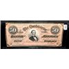 Image 2 : $50 CONFEDERATE STATES OF AMERICA NOTE - 1864