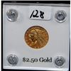 Image 2 : 1912 $2 1/2 INDIAN GOLD COIN FROM SAFE DEPOSIT