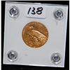 Image 1 : 1910 $5 INDIAN GOLD COIN FROM SAFE DEPOSIT