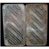 Image 1 : TWO ENGELHARD "10 TROY OUNCE" 999+ SILVER BARS