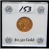Image 2 : 1911 $2 1/2 INDIAN GOLD COIN FROM SAFE DEPOSIT