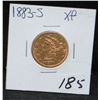Image 2 : 1883-S $5 LIBERTY GOLD COIN FROM SAFE DEPOSIT