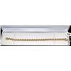 Image 2 : LADIES 10K YELLOW GOLD DIAMOND TENNIS BRACELET