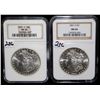 Image 2 : 1900-0 AND 1881-S MORGAN DOLLARS - NGC MS64