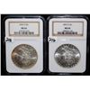 Image 2 : 1899-0 AND 1898-0 MORGAN DOLLARS - NGC MS64