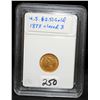 Image 1 : 1873 (CLOSED 3) $2 1/2 LIBERTY GOLD COIN