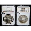 Image 2 : 1880-S AND 1881-S MORGAN DOLLARS - NGC MS64