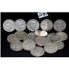 Image 1 : 20 FRANKLIN HALF DOLLARS FROM SAFE DEPOSIT