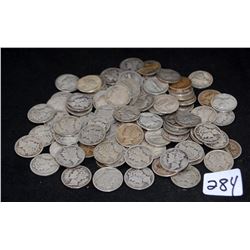 100 MERCURY DIMES FROM SAFE DEPOSIT