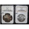 Image 2 : 1904-0 AND 1881-S MORGAN DOLLARS - NGC MS64