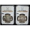 Image 2 : 1900-0 AND 1901-0 MORGAN DOLLARS - NGC MS64