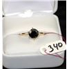 Image 1 : 14K TWO/TONE 1.52CT FANCY BLACK DIAMOND RING
