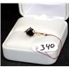 Image 2 : 14K TWO/TONE 1.52CT FANCY BLACK DIAMOND RING
