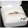 Image 2 : 18K TWO-TONE .21CT SI2/H DIAMOND RING