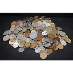 5 LB BAG OF FOREIGN COINS FROM SAFE DEPOSIT