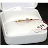 Image 1 : LADIES 18K YELLOW GOLD 0.11CT DIAMOND SOLITAIRE RING