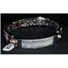 Image 1 : LADIES 14K WHITE GOLD 10.7CT DIAMOND HINGED BRACELET.