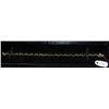 Image 1 : LADIES 10K YELLOW GOLD GEMSTONE FASHION TENNIS BRACELET